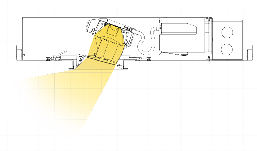 Wall wash light fixture